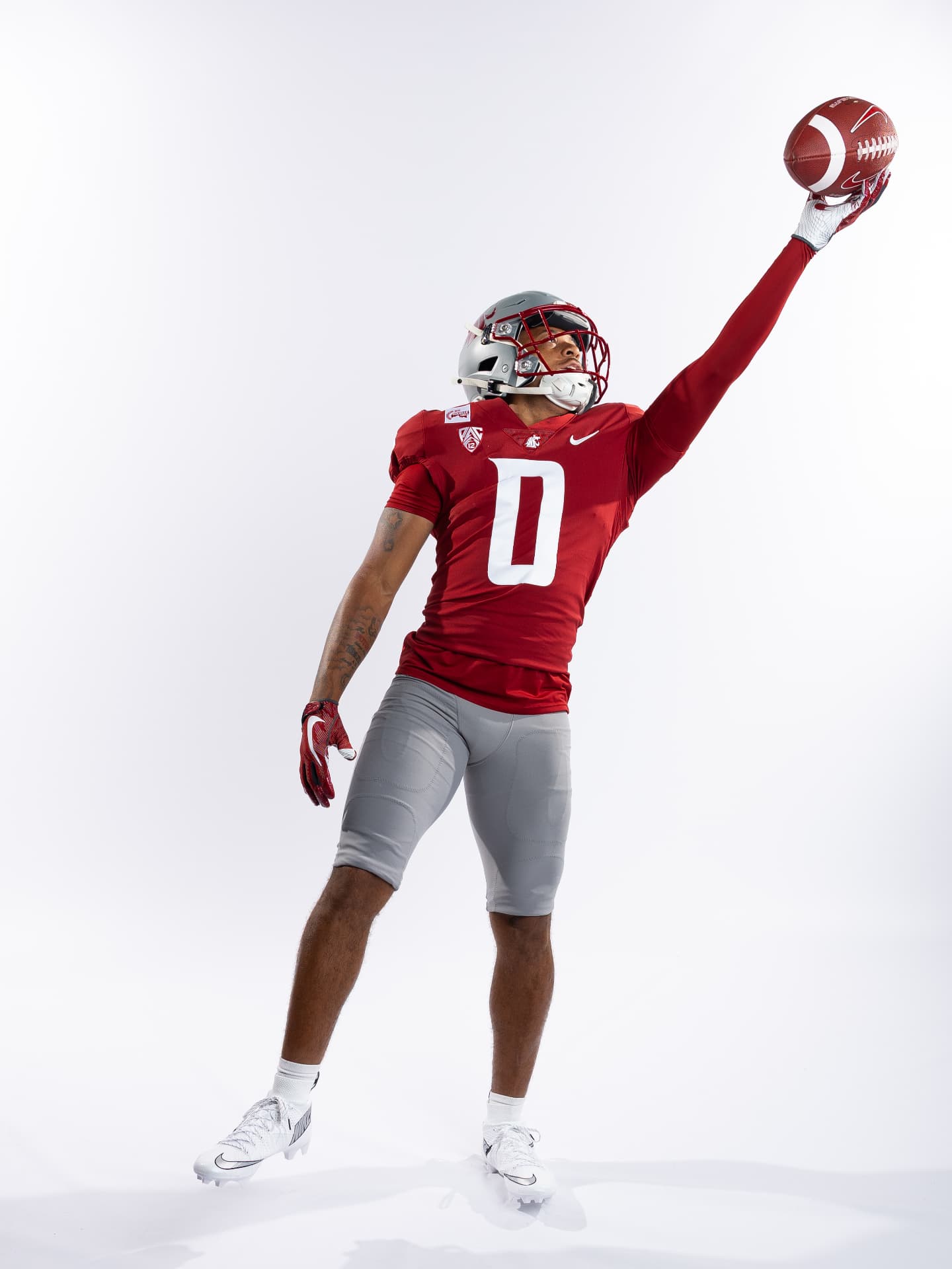 Washington State student-athlete at media day